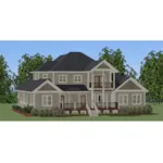 Country French House Plan Rear Photo 01 - Mecklenburg Craftsman Home 139D-0033 - Shop House Plans and More