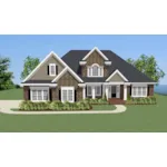 Craftsman House Plan Front of Home - West Field Traditional Home 139D-0034 - Shop House Plans and More