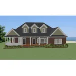 Craftsman House Plan Rear Photo 01 - West Field Traditional Home 139D-0034 - Shop House Plans and More