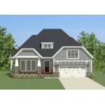 Arts & Crafts House Plan Front of Home - Brighton Hill Craftsman Home 139D-0035 - Search House Plans and More