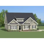 Ranch House Plan Front of Home - Mebane Oaks Traditional Home 139D-0037 - Shop House Plans and More