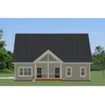 Ranch House Plan Rear Photo 01 - Mebane Oaks Traditional Home 139D-0037 - Shop House Plans and More