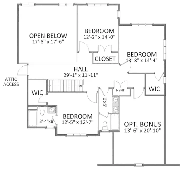 Luxury House Plan Second Floor - Vanstory Traditional Home 139D-0039 - Shop House Plans and More