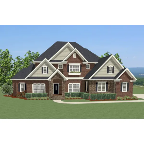 Luxury House Plan Front of Home - Vanstory Traditional Home 139D-0039 - Shop House Plans and More