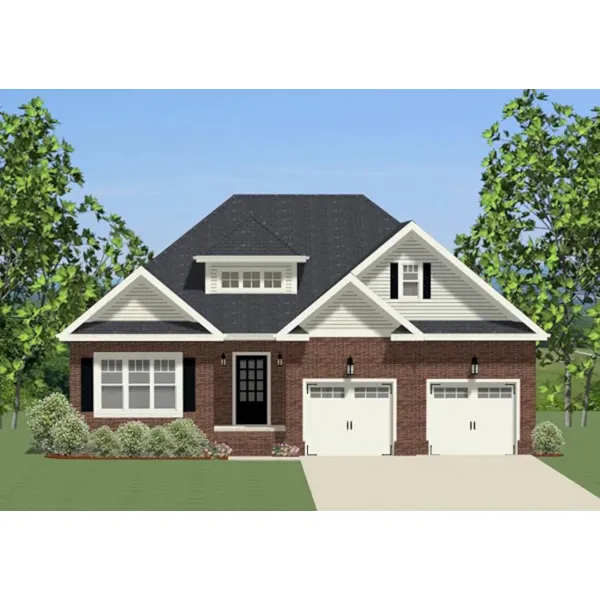 Arts & Crafts House Plan Front of Home - Middleton Way Craftsman Home 139D-0042 - Shop House Plans and More