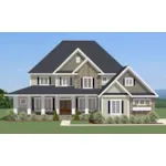 Arts & Crafts House Plan Front of Home - Edgerton Country Farmhouse 139D-0046 - Search House Plans and More