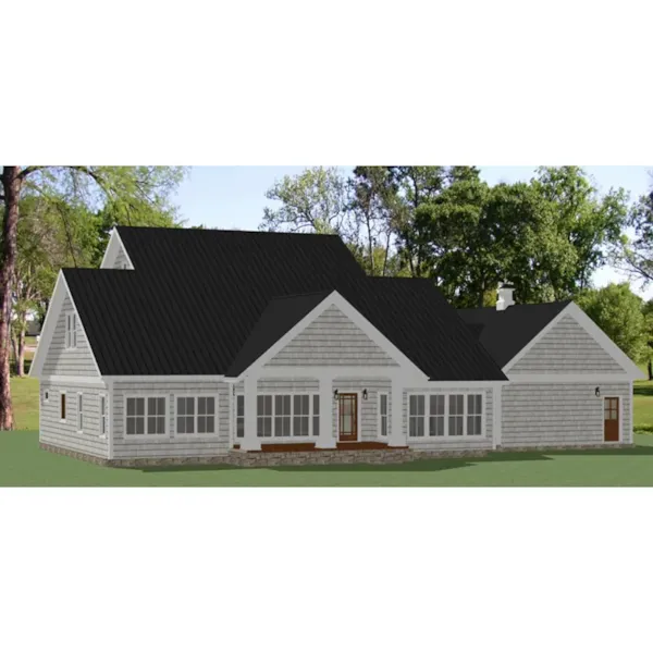 Rear Photo 01 - Alexandria Country Farmhouse 139D-0057 - Search House Plans and More