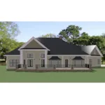 Country French House Plan Rear Photo 01 - Covington Hill Craftsman Home 139D-0062 - Search House Plans and More