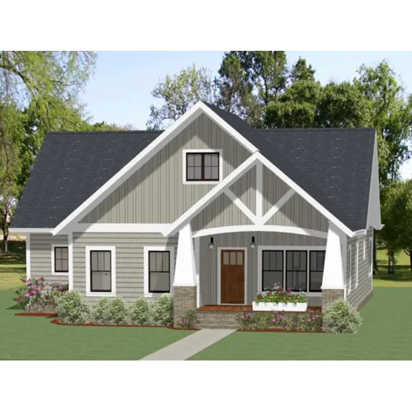 Country House Plan Front of Home - Montgomery Bay Craftsman Home 139D-0065 - Shop House Plans and More