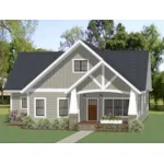 Country House Plan Front of Home - Montgomery Bay Craftsman Home 139D-0065 - Shop House Plans and More