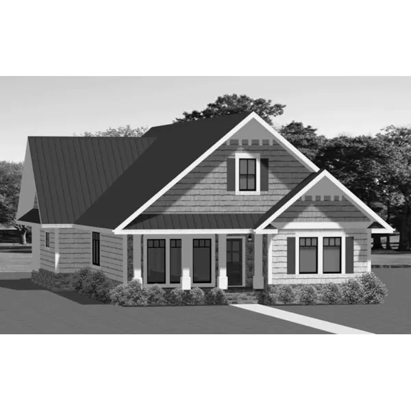 Cabin & Cottage House Plan Front of Home - Sherwood Way Craftsman Home 139D-0067 - Shop House Plans and More