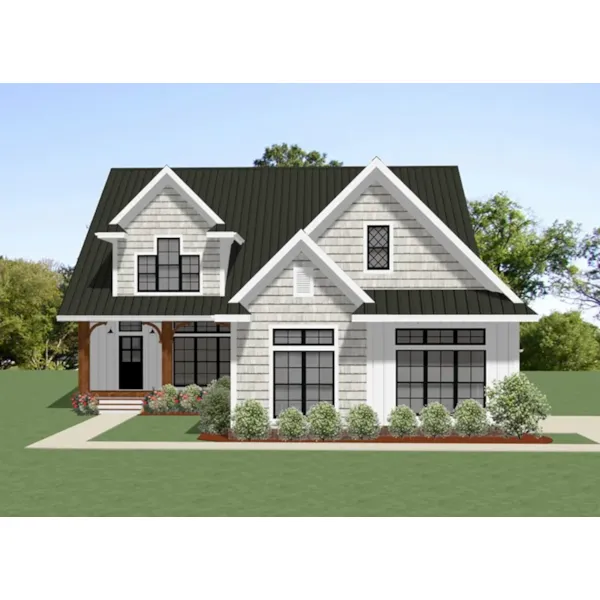 Country House Plan Front of Home - Colborne Shingle Home 139D-0069 - Shop House Plans and More