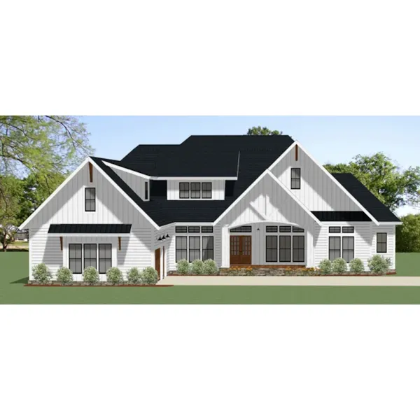 Country House Plan Front of Home - Deer Path Modern Farmhouse 139D-0074 - Shop House Plans and More