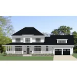 Craftsman House Plan Front of Home - Echo Trail Modern Farmhouse 139D-0075 - Shop House Plans and More