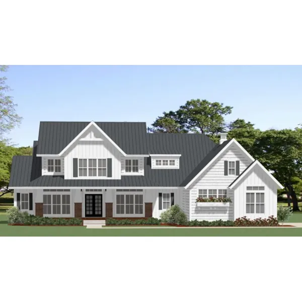 Farmhouse Plan Front of Home - McCarthy Traditional Home 139D-0078 - Shop House Plans and More