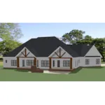 Country French House Plan Rear Photo 01 - Ivy Forest Luxury Home 139D-0089 - Shop House Plans and More