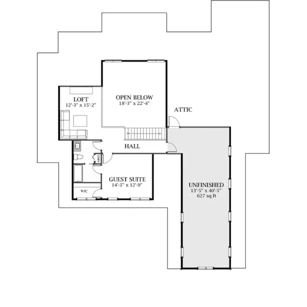 Country House Plan Second Floor - Orville Lane Luxury Home 139D-0095 - Shop House Plans and More