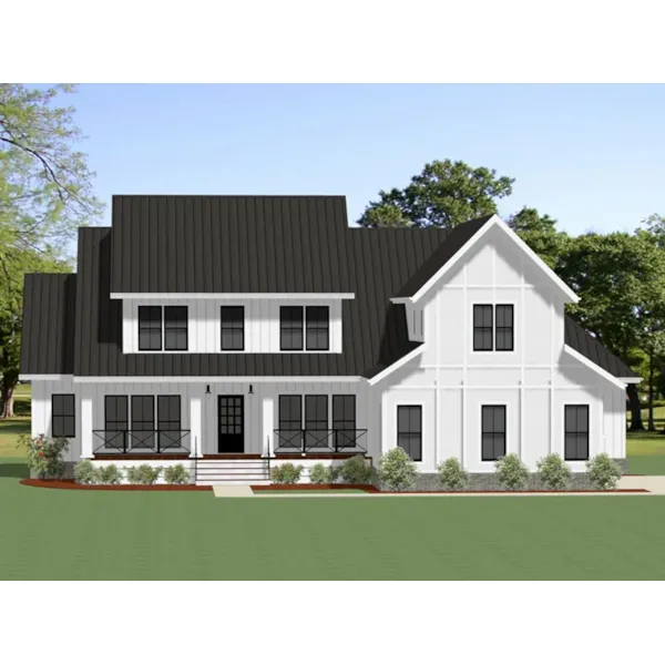 Country House Plan Front of Home - Orville Lane Luxury Home 139D-0095 - Shop House Plans and More