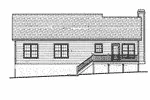 Traditional House Plan Rear Elevation - Vinita Country Home 140D-0001 - Shop House Plans and More