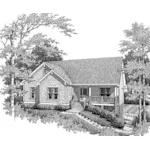 Country House Plan Front of House 140D-0004