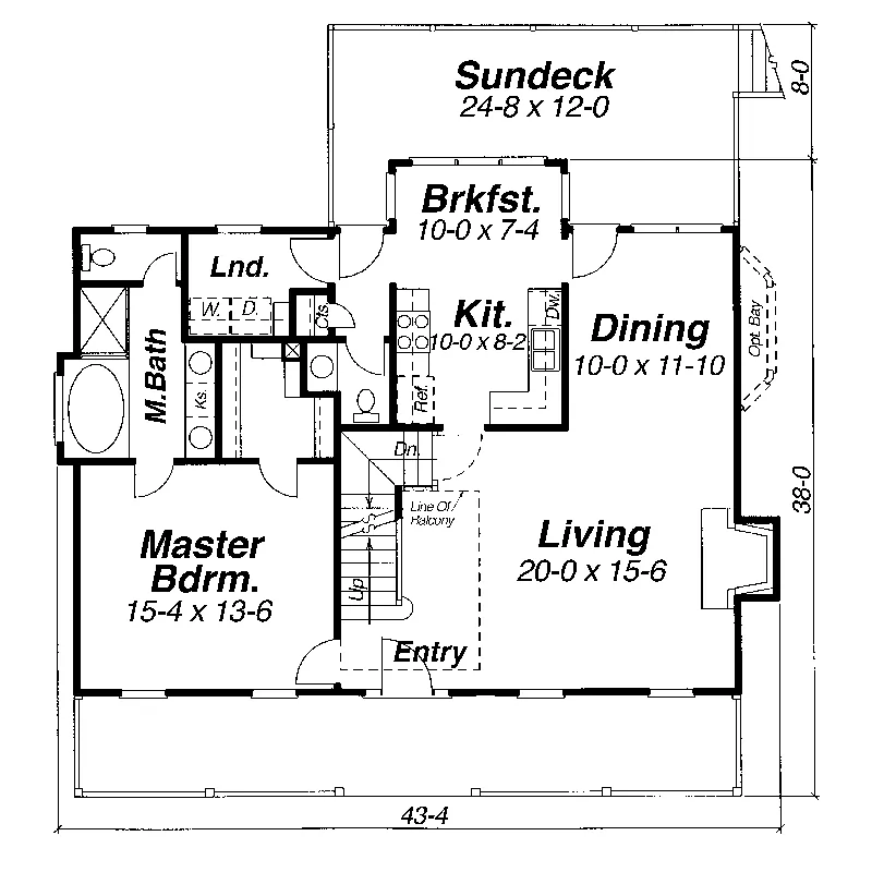Lowcountry House Plan First Floor - Park Acres Country Home 140D-0009 - Shop House Plans and More