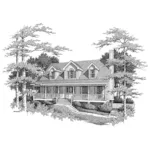 Lowcountry House Plan Front of House 140D-0009