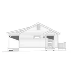 Rustic House Plan Rear Elevation - Grand View Rustic Cabin 141D-0002 - Search House Plans and More