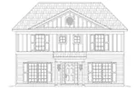 Ranch House Plan Front Elevation - Bromert Prairie Style Home 141D-0004 - Search House Plans and More