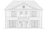 Country House Plan Front Elevation - Bromert Prairie Style Home 141D-0004 - Search House Plans and More