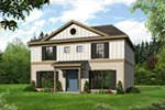 Craftsman House Plan Front of House 141D-0004