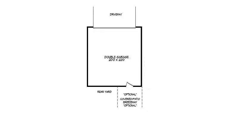 Arts & Crafts House Plan Garage Floor Plan - 141D-0007 - Shop House Plans and More