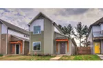 European House Plan Front Photo 01 - Kemp Modern Narrow Lot Home 141D-0011 - Search House Plans and More