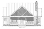 Cabin & Cottage House Plan Front Elevation - Montague Bay Craftsman Home 141D-0012 - Shop House Plans and More