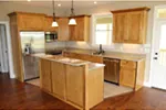 Waterfront House Plan Kitchen Photo 01 - Montague Bay Craftsman Home 141D-0012 - Shop House Plans and More