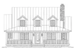 Rustic House Plan Front Elevation - 141D-0015 - Shop House Plans and More