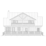 Rustic House Plan Rear Elevation - 141D-0015 - Shop House Plans and More