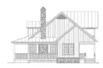 Waterfront House Plan Right Elevation - 141D-0015 - Shop House Plans and More