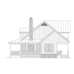 Rustic House Plan Right Elevation - 141D-0015 - Shop House Plans and More