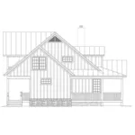 Traditional House Plan Left Elevation - Tracey Country Craftsman Home 141D-0016 - Shop House Plans and More