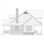 Traditional House Plan Right Elevation - Tracey Country Craftsman Home 141D-0016 - Shop House Plans and More