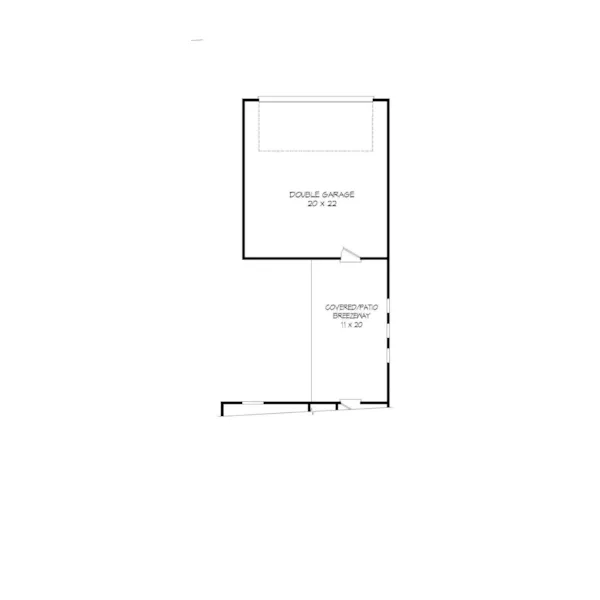 Ranch House Plan Garage Floor Plan - Stannard Arts And Crafts Home 141D-0018 - Shop House Plans and More