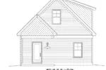 Craftsman House Plan Rear Photo 01 - Stannard Arts And Crafts Home 141D-0018 - Shop House Plans and More