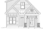 Rustic House Plan Front Elevation - Scott Mill Craftsman Home 141D-0020 - Shop House Plans and More