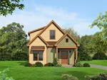 Rustic House Plan Front of House 141D-0020