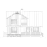 Arts & Crafts House Plan Rear Elevation - Aurora Springs Craftsman Home 141D-0022 - Search House Plans and More