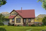 Farmhouse Plan Front of Home - Carley Cove Craftsman Home 141D-0024 - Search House Plans and More