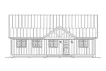 Ranch House Plan Front Elevation - Conley Lake Craftsman Home 141D-0025 - Search House Plans and More