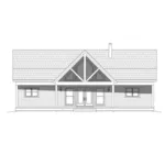 Ranch House Plan Front Elevation - Cori Creek Craftsman Home 141D-0026 - Search House Plans and More