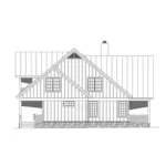 Craftsman House Plan Left Elevation - April Ridge Craftsman Home 141D-0028 - Search House Plans and More