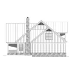 Craftsman House Plan Right Elevation - April Ridge Craftsman Home 141D-0028 - Search House Plans and More